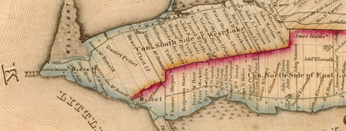1863 Tremaine Map section