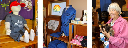Friends Nature shop merchandise