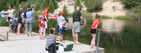 Fishing at the Woodyard