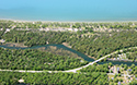 Outlet River, East Lake Aerial 2019