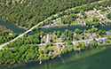 Outlet River, East Lake Aerial 2019
