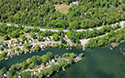 Outlet River, East Lake Aerial 2019