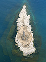 Scotch Bonnet Island Aerial Image