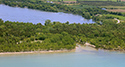 Outlet River, East Lake Aerial 2019